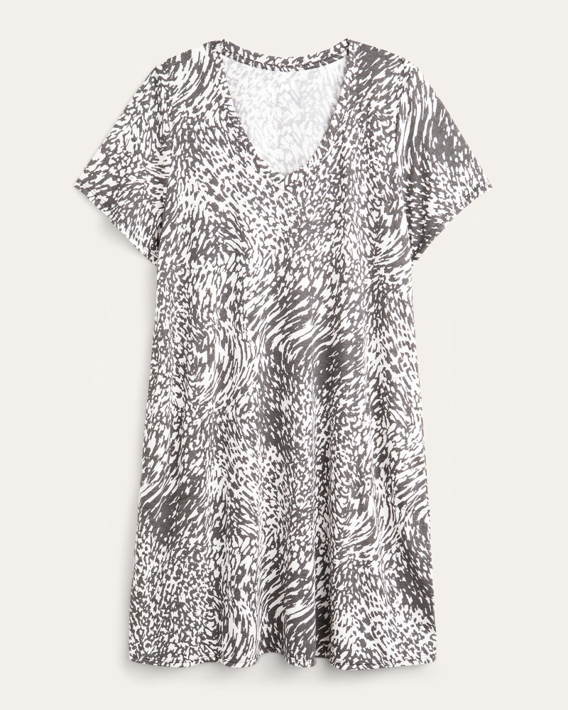 Front of plus size Vivianne T-Shirt Dress by Marc NY | Dia&Co | dia_product_style_image_id:176089